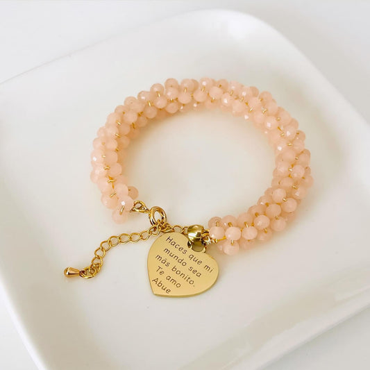 Pulsera Corazón Personalizado