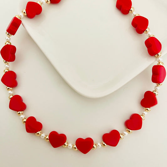 Collar Reina de corazones