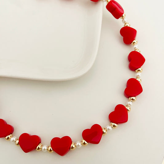 Collar Reina de corazones