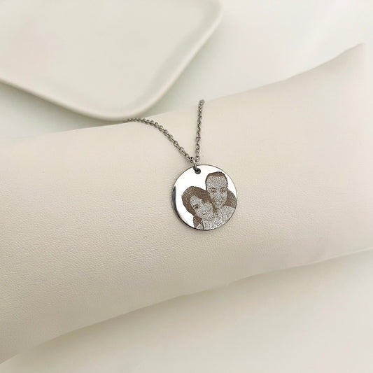 Mini Medalla Fotograbada