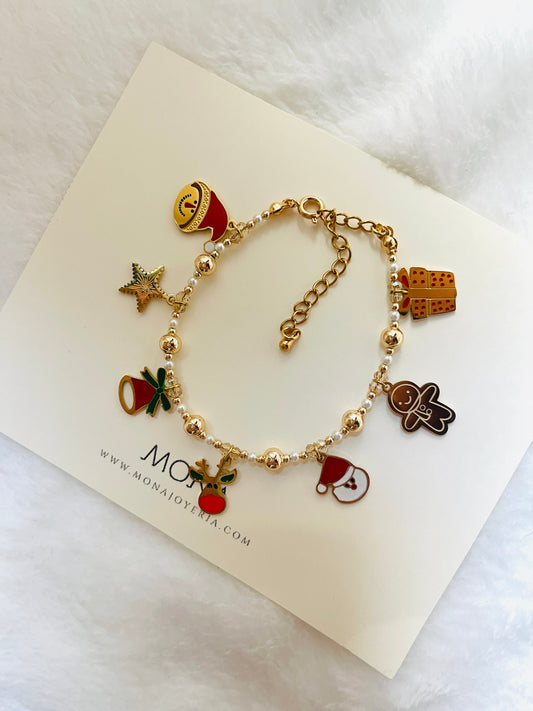 ¡Navidad! Pulsera