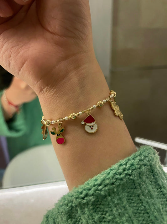 ¡Navidad! Pulsera