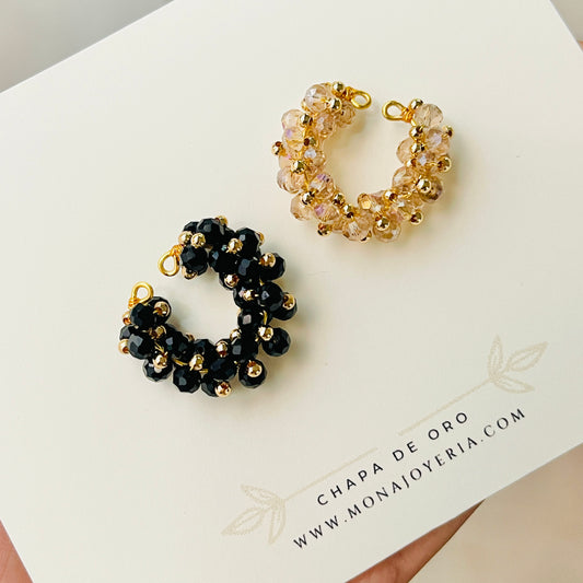 Ear cuff cristales